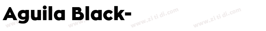 Aguila Black字体转换